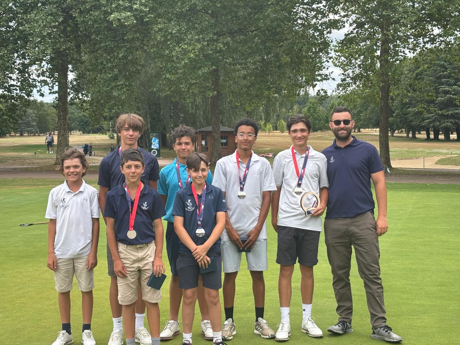 Équipe U16 garçons du Golf de Marcilly en 2025